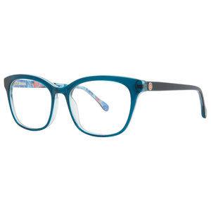Lilly Pulitzer Kimber Eyeglasses Teal 51mm